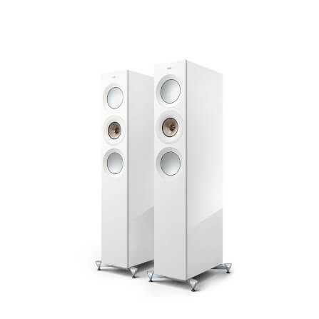 ลำโพงตั้งพื้น KEF : REFERENCE 3 META สีขาว/แชมเปญ